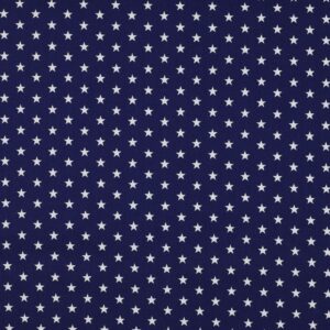 Baumwolle Dunkelblaue Sterne- erhältlich bei MA Modeatelier
