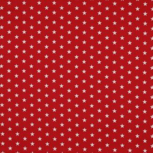 Baumwolle Rote Sterne- erhältlich bei MA Modeatelier