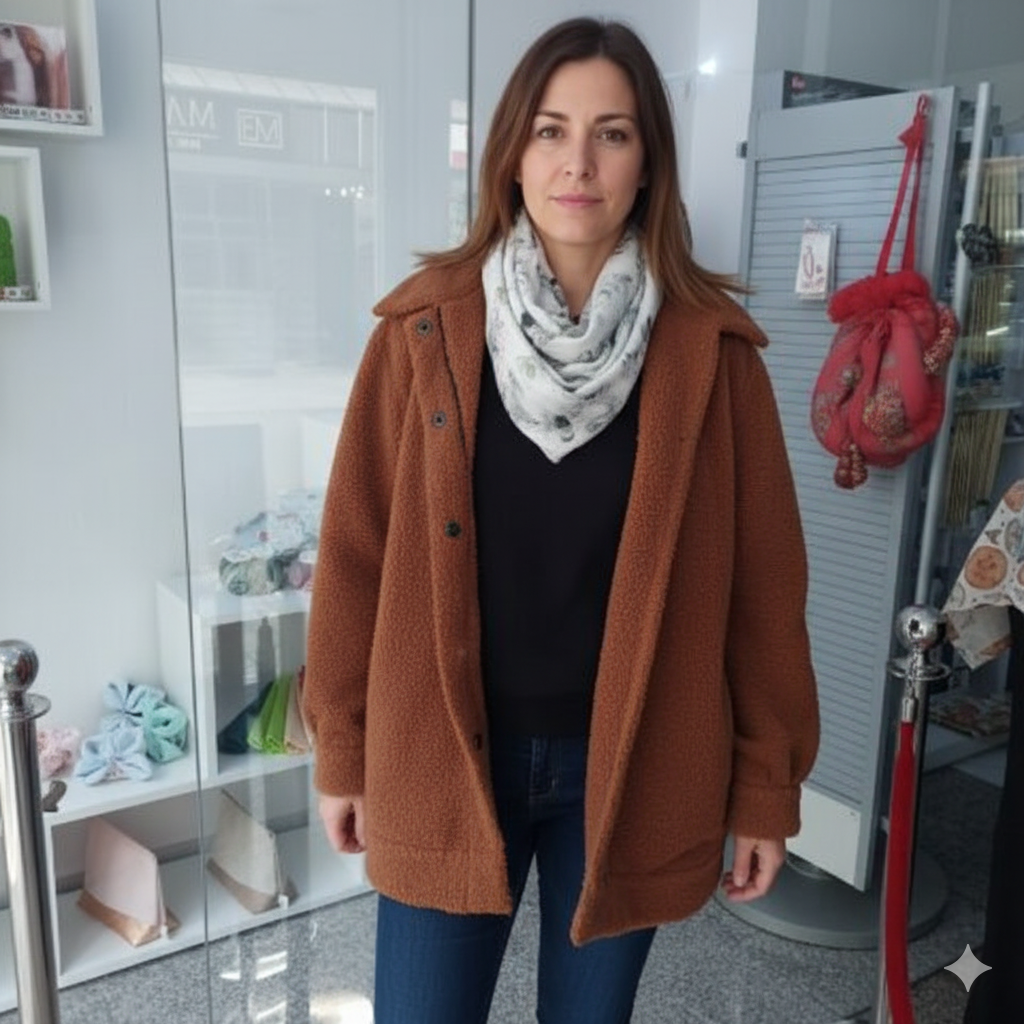 Teddy Kunstfelljacke Gr. 42- erhältlich bei MA Modeatelier