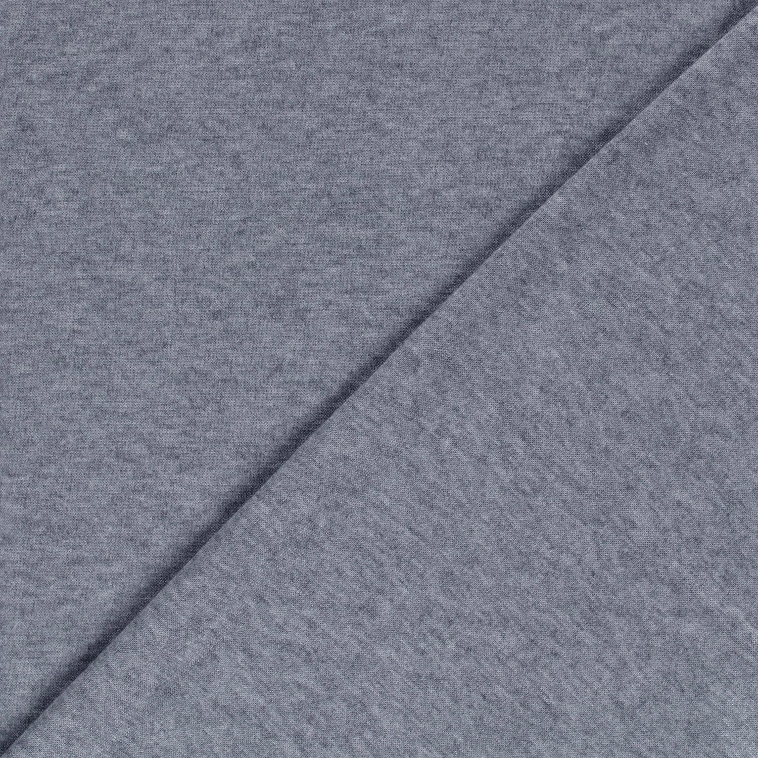 Viskose Strickstoff Blau Meliert- erhältlich bei MA Modeatelier