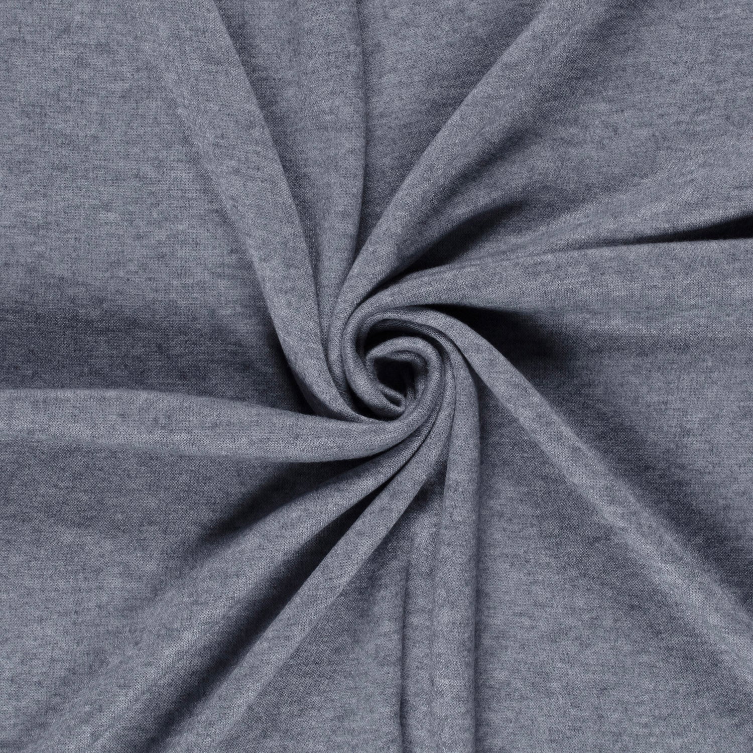 Viskose Strickstoff Blau Meliert- erhältlich bei MA Modeatelier