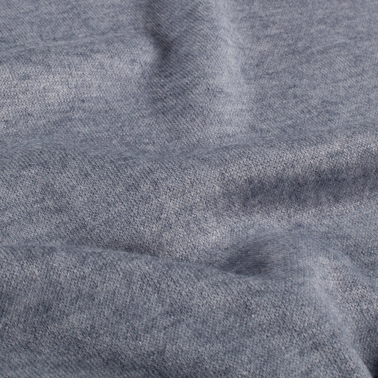 Viskose Strickstoff Blau Meliert- erhältlich bei MA Modeatelier